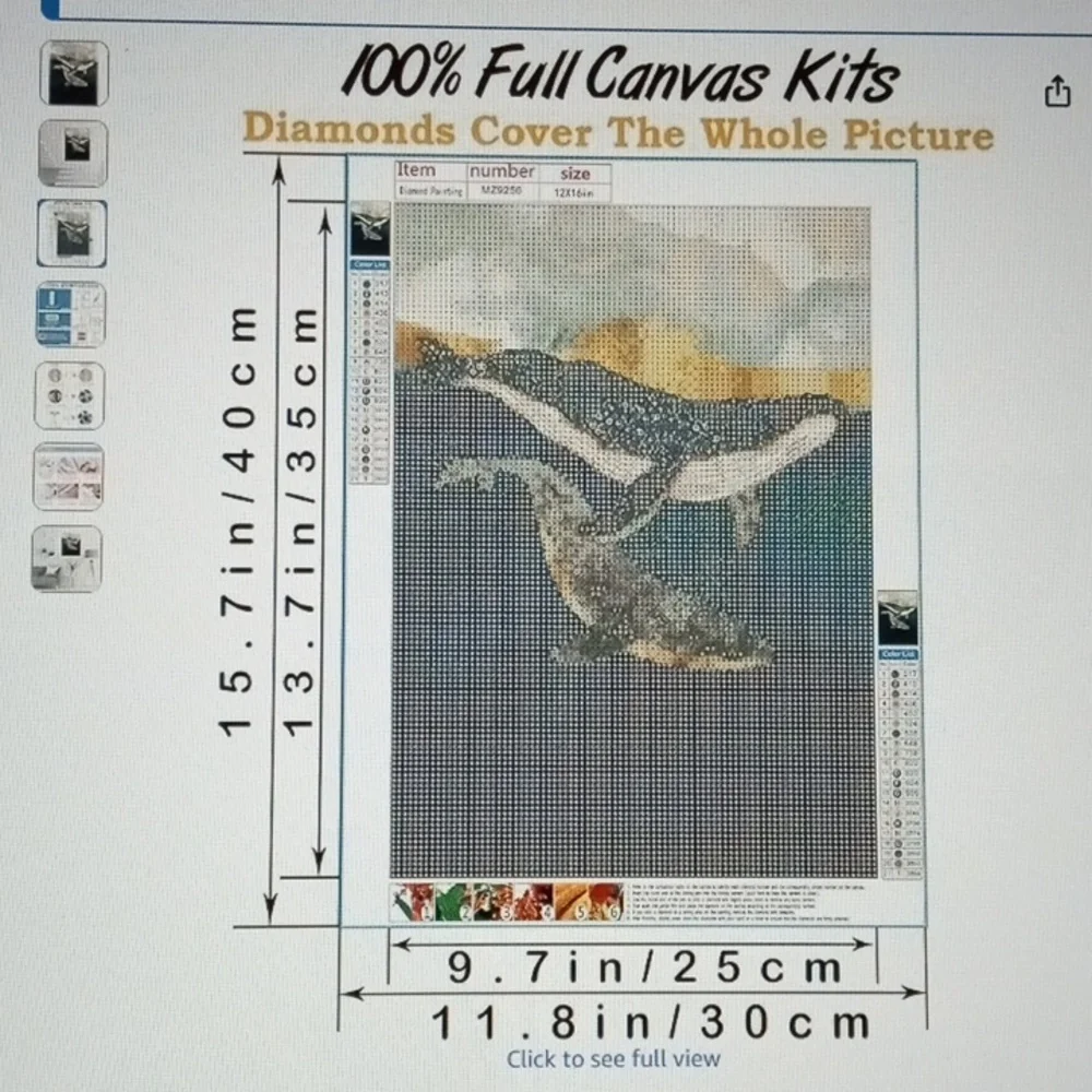 4-Sets Complete Embroidery & Diamond Painting Hobbyists Unused Four Complete Set - Picture 8 of 12